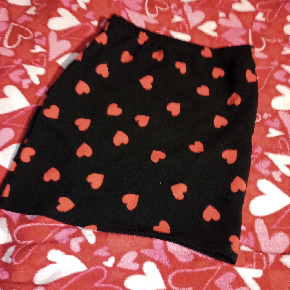 Heart pencil skirt